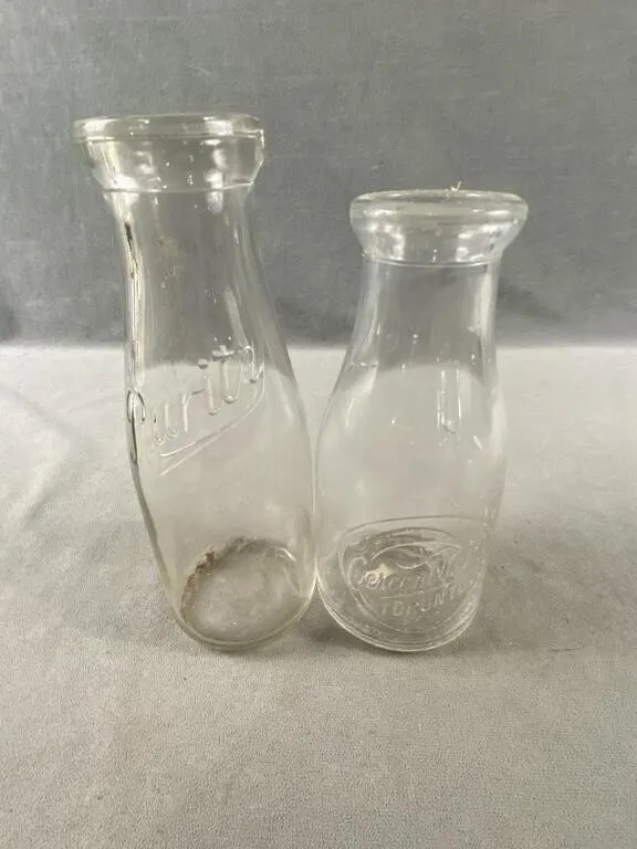Purity & Crescent Dairy Milk Bottles