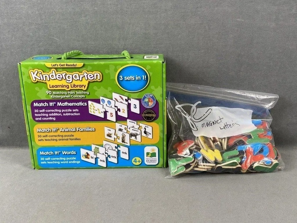 Children's Magnetic Letters & Matching Set