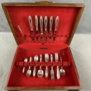 International Sterling "Prelude" Flatware w Case