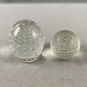 Clear Glass Paper Weights