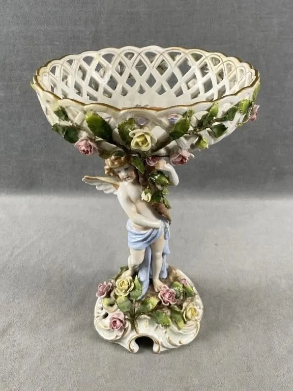 Cherub Pedestal Bowl