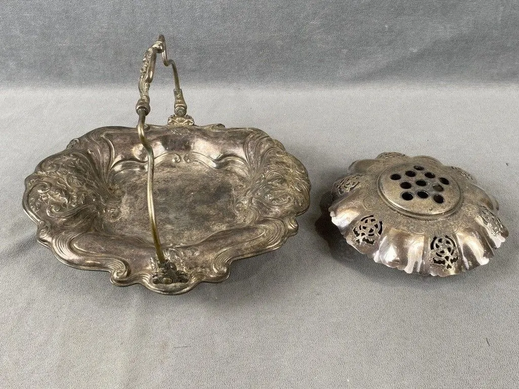 Serving Tray & Flower Frog