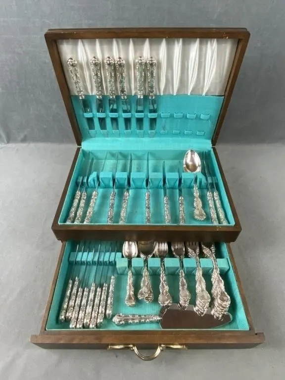 Birks Regency Plate Flatware & Case
