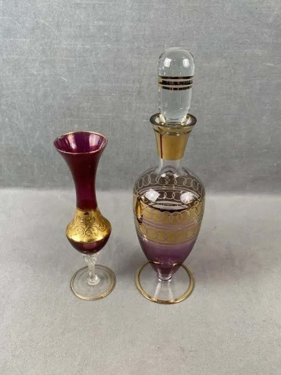 Decanter & Vase