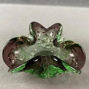 Green Art Glass Bowl