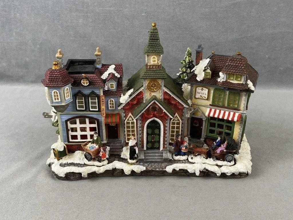 Light Up Christmas Candy Shop Decor