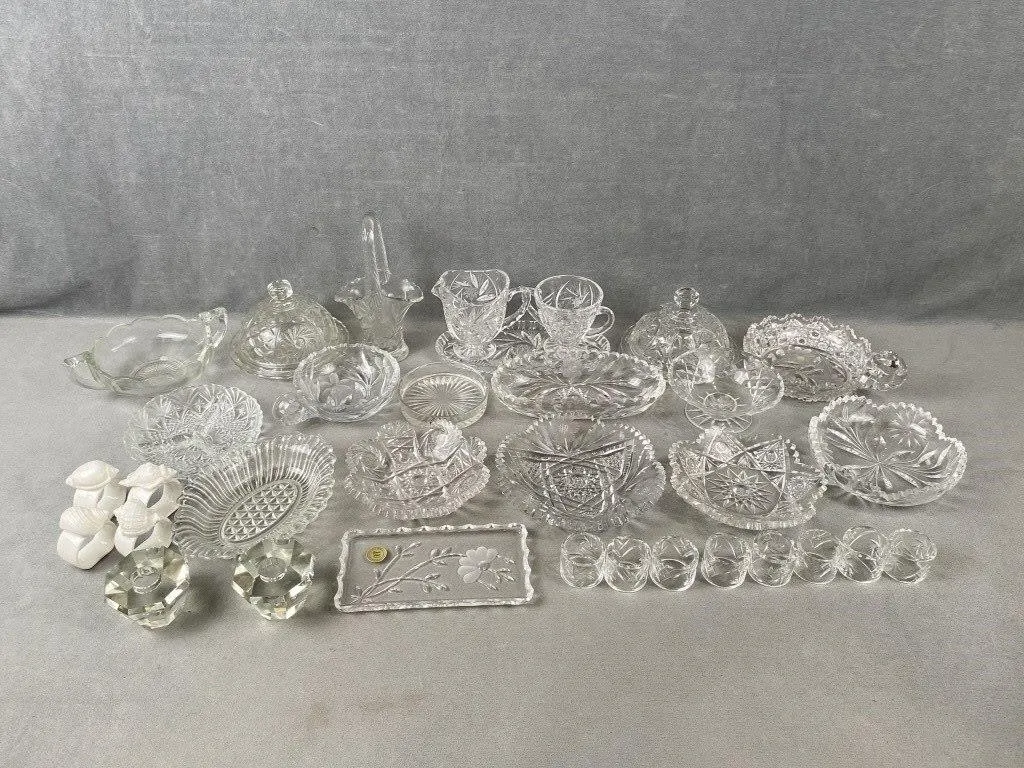 Collection of Crystal Glassware etc