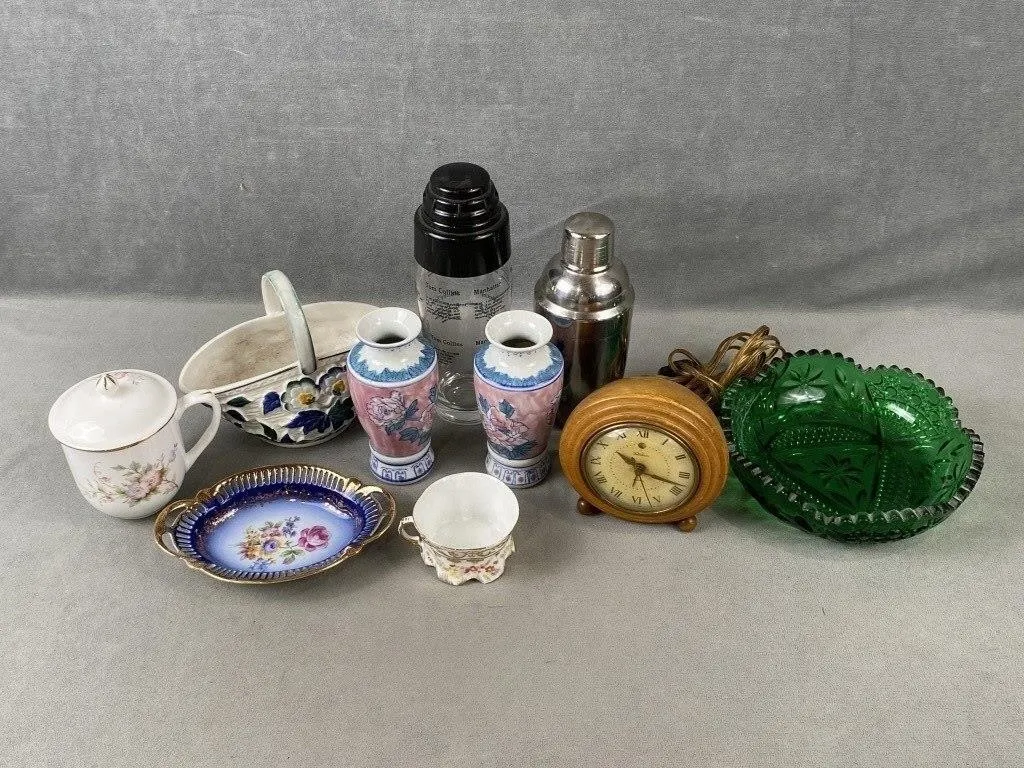 Drink Shaker, Vases, etc