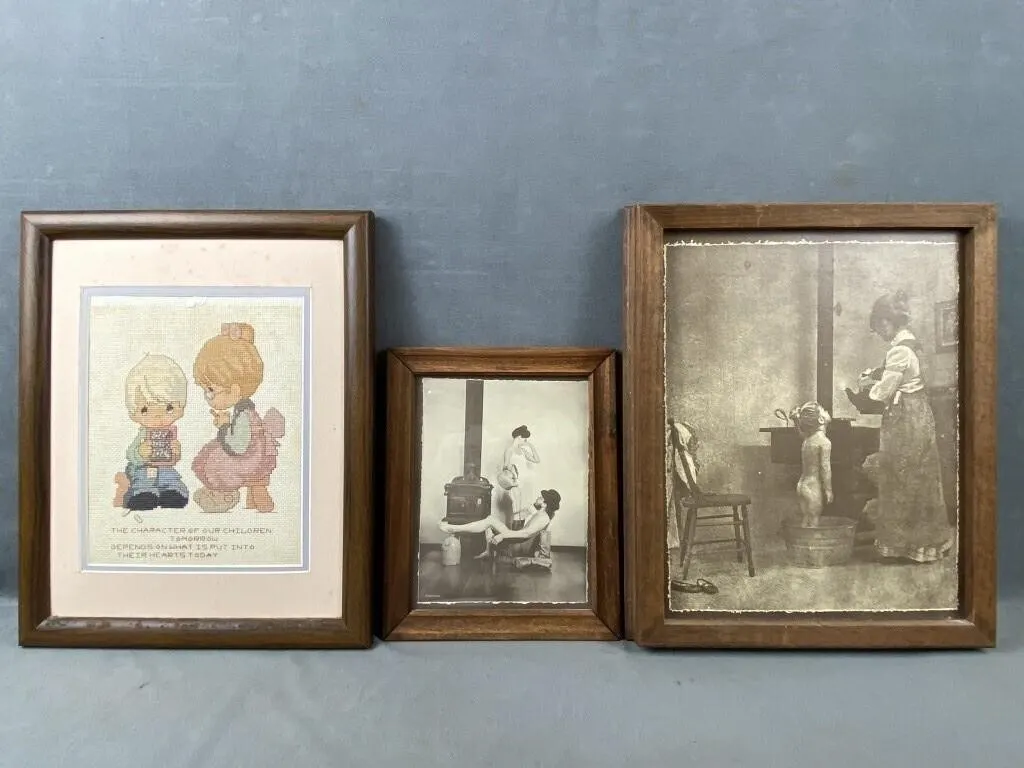 2 Prints & Framed Stitch