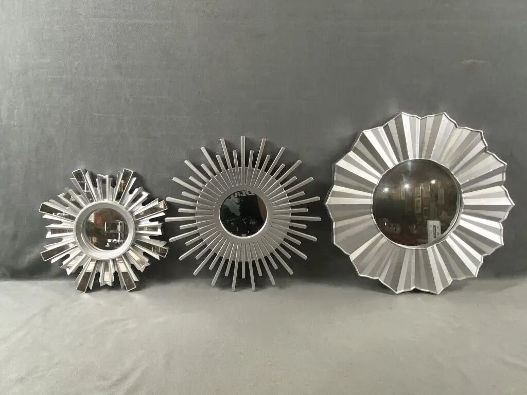 3 Silver Mirrors