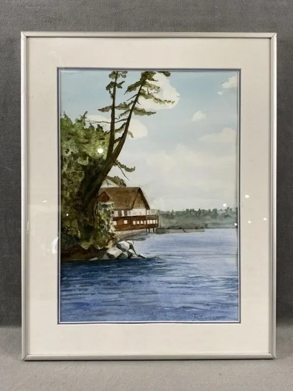Lakefront Print by R.Ewell