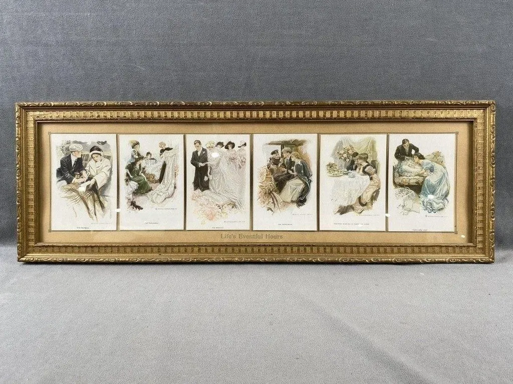 Life's Eventful Hours Framed Postcards