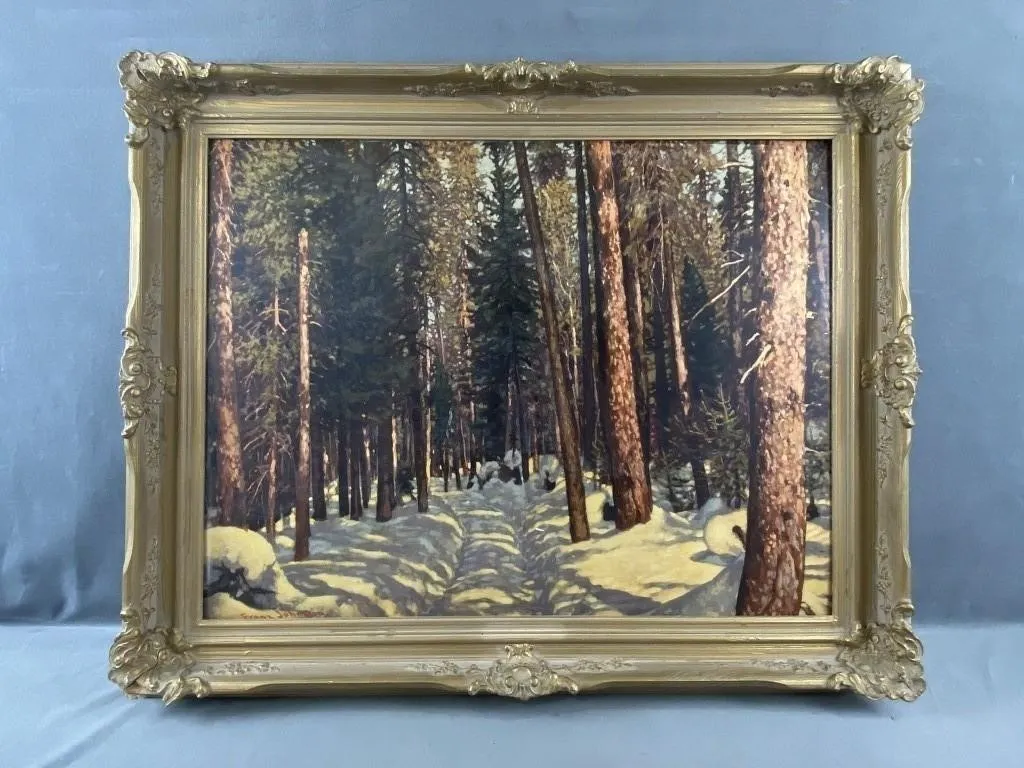 Winter Forest by Fronz Johnston Print