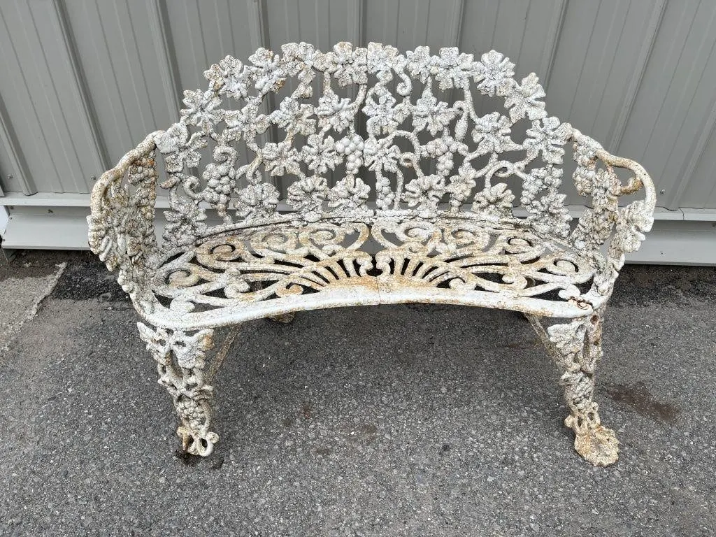 Cast Aluminum Bench