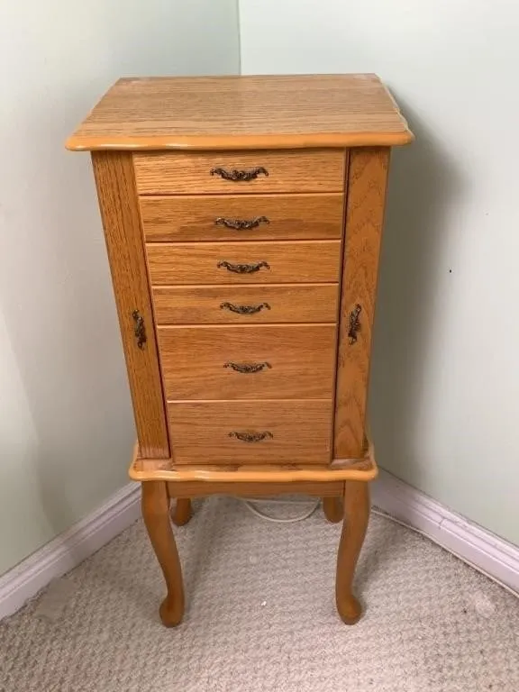 Standing Jewelry Cabinet