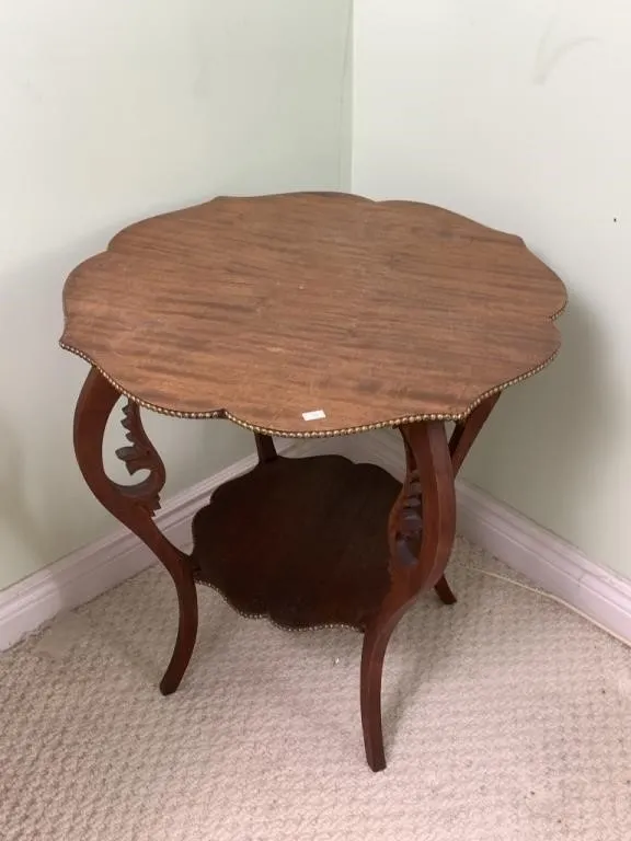 Beaded Edge Parlor Table
