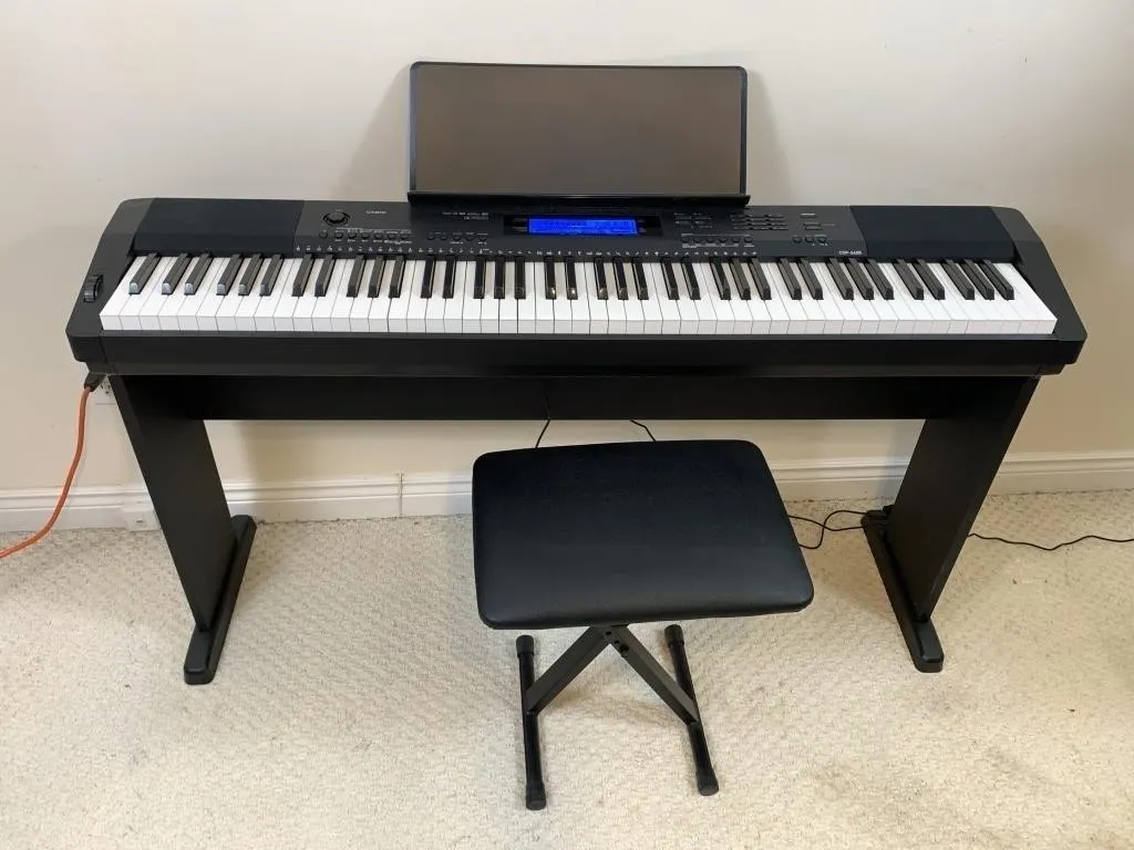 Casio CPD-24OR Electronic Keyboard & Stool