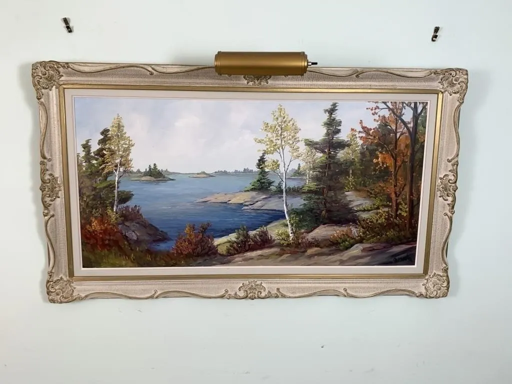 Lake Painting by Anna