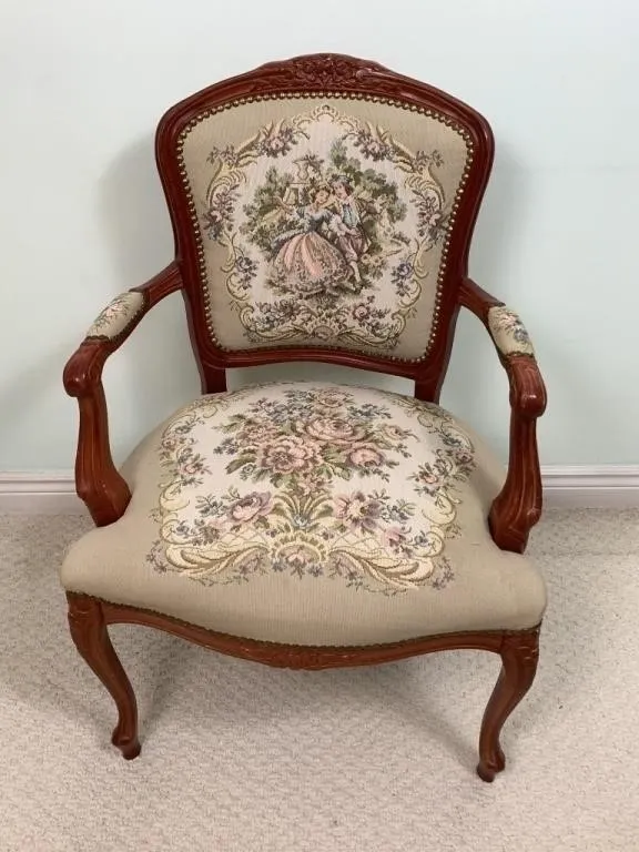 Needle Point Armchair