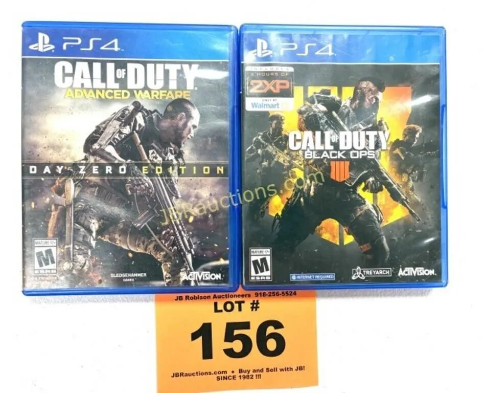PS4 CALL OF DUTY ADVANCED WARFARE & BLACK OPS