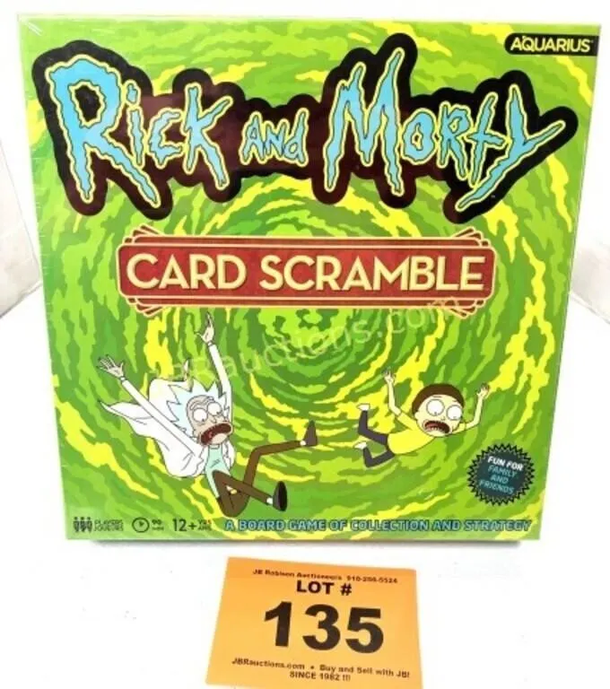 RICK AND MORTY CARD SCRAMBLE