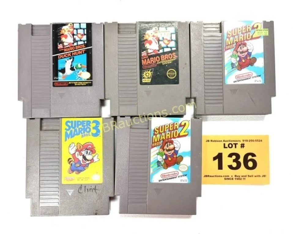 NINTENDO MARIO BROTHERS GAMES 1985