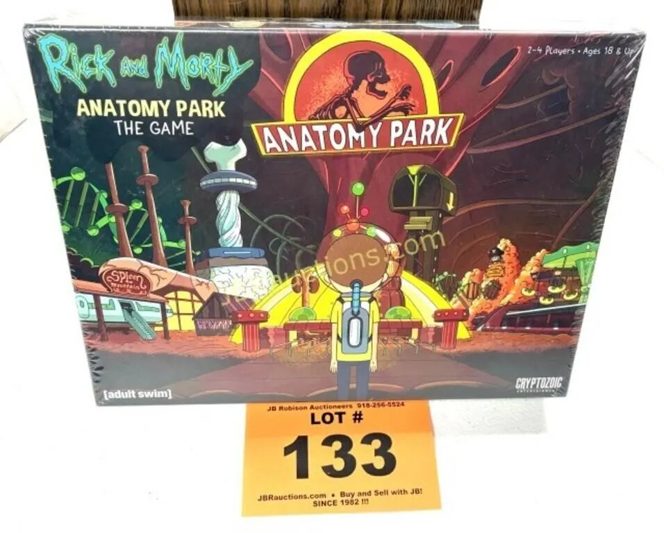 RICK & MORTY ANATOMY PARK THE GAME 2017 ADULT SWIM