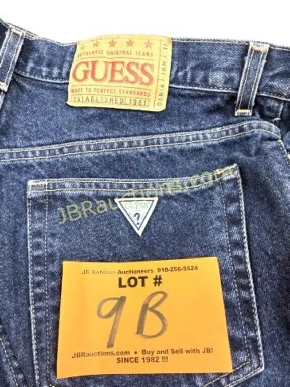 VINTAGE 1990'S GUESS JEANS 34X32 STYLE 10001