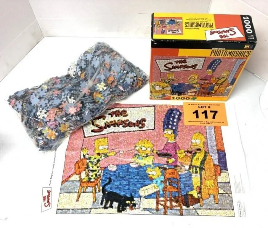 NIB THE SIMPSONS PHOTOMOSAICS PUZZLE 2004