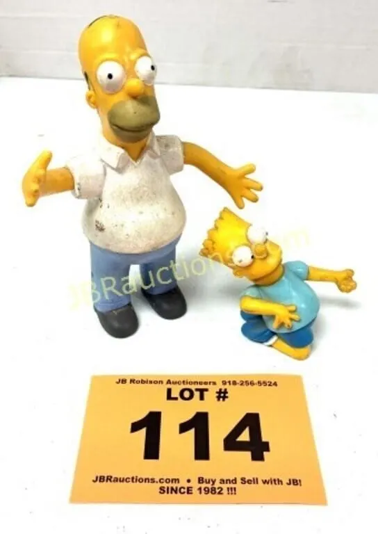 1990 HOME AND BART FIGURES THE SIMPSONS