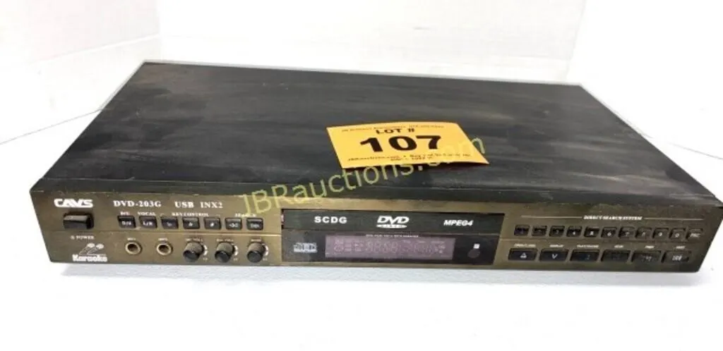 CAVS KARAOKE DVD-203G USB INX2 VIDEO SCDG