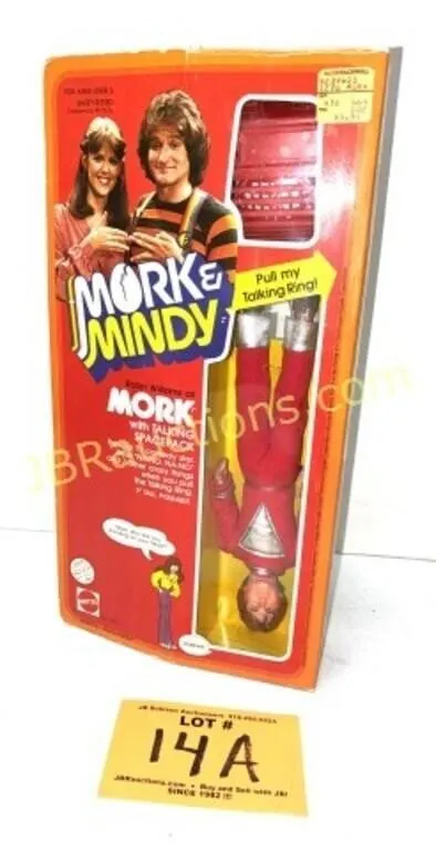 1979 MORK & MINDY MORK W TALKING SPACEPACK IN BOX