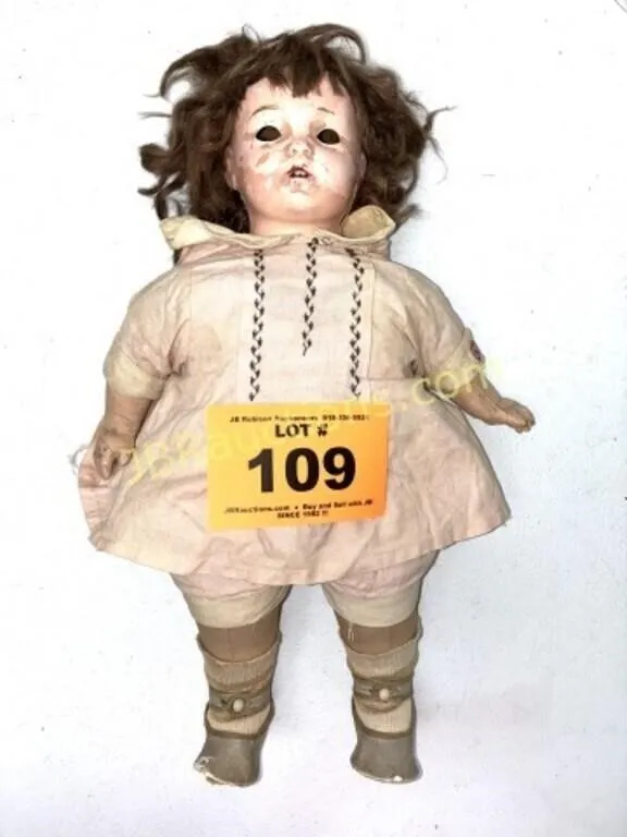 ANTIQUE HORSMAN DOLL PERFECT TO CRAFT TO HALLOWEEN