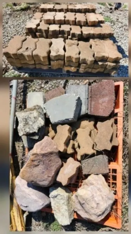 100+ Concrete Wave Paver's & Landscape Rocks