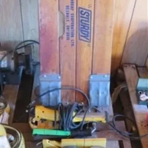 Shop Creeper * Saw * Shop Light * Grease Gun