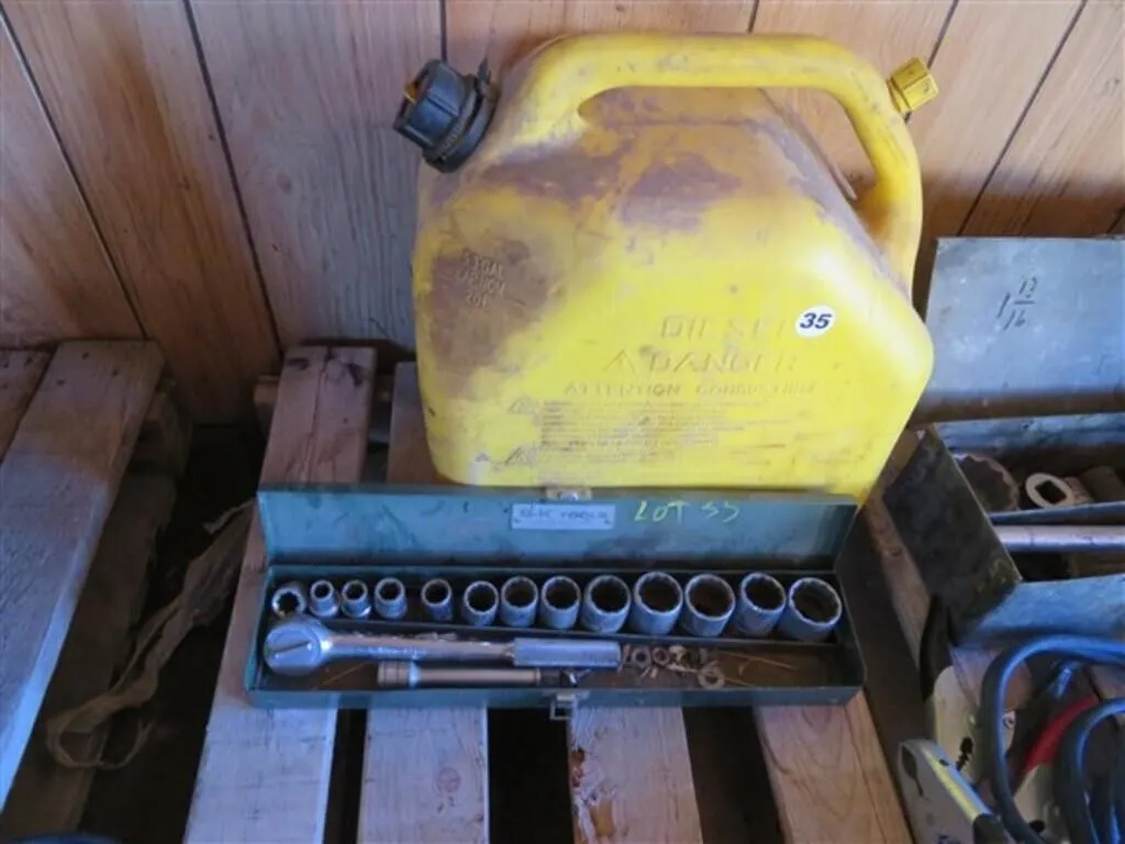 Socket Set * Diesel Fuel Can