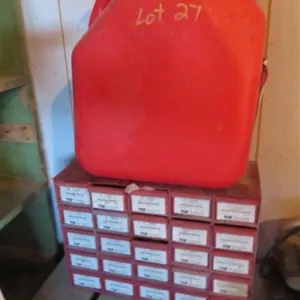 TCB Bolt Bin w/bolts * Gas Can
