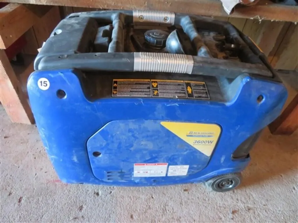 3600 Watt elec. start New Holland Generator
