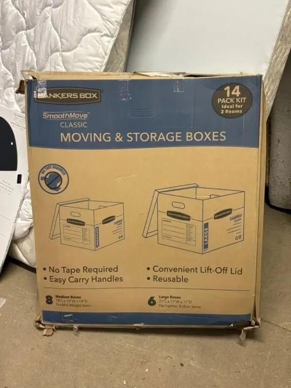 Bankers Box 14pc Moving Box Kit
