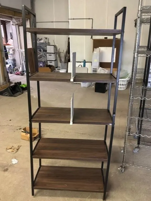 5-Tier Display Shelf 30in W x 66in H