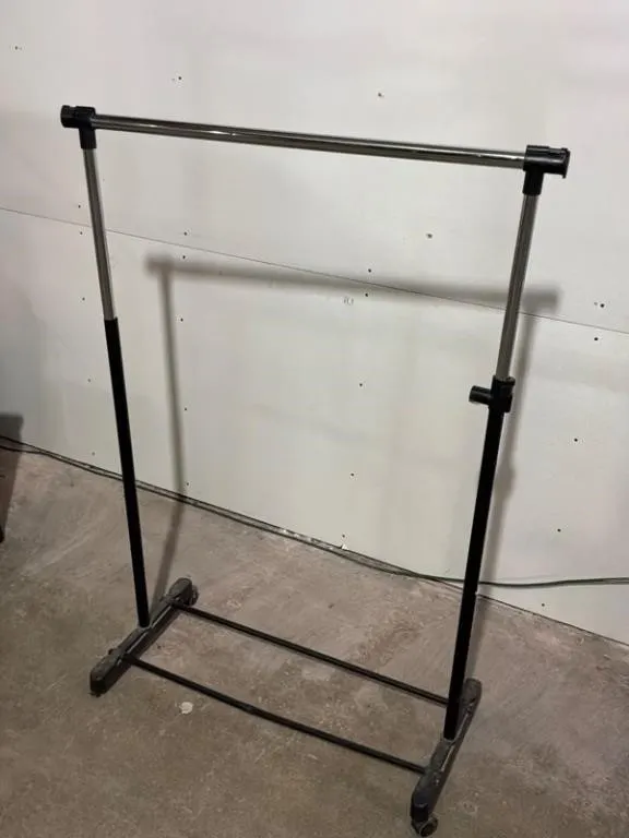 Rolling Garment Rack - 74in H x 53in W
