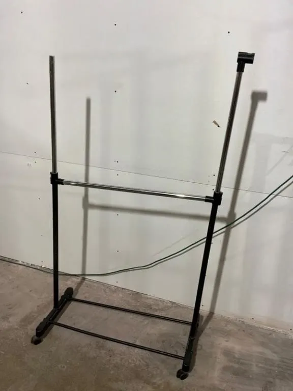 Rolling Garment Rack - 75in H x 37in W