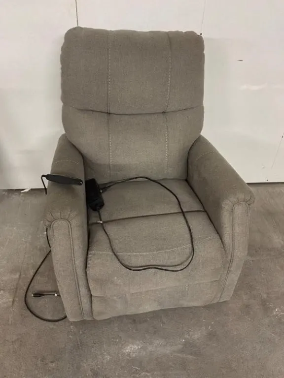 Upholstered Power Recliner w/ Wired Control