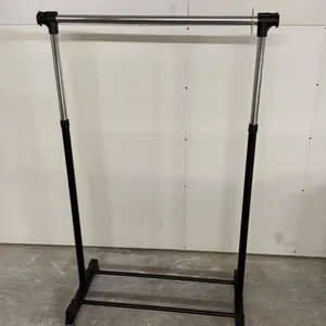 Rolling Garment Rack - Adjustable Height