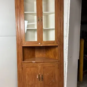 Wooden Corner Display Cabinet