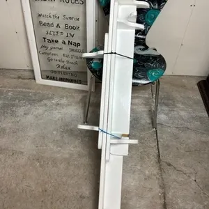 Decorative Chair, Cabin Sign & White Rack (3pc)