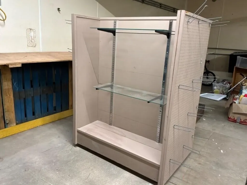 Double-Sided Retail Display Fixture