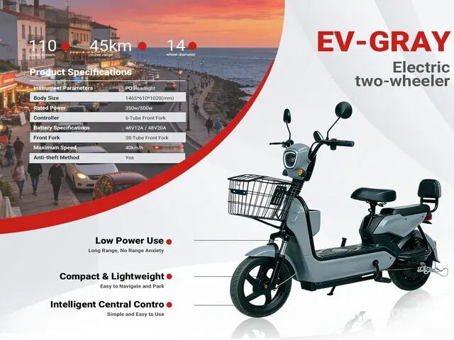 2026 EV-GRAY Electric Scooter (Unused)