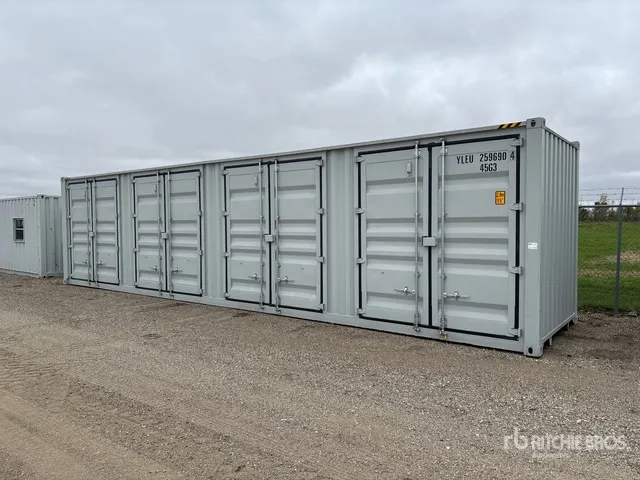 2026 40 ft High Cube Multi-Door Storage Container