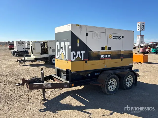 Cat XQ60-4 60 kW Mobile Generator Set (Inoperable)